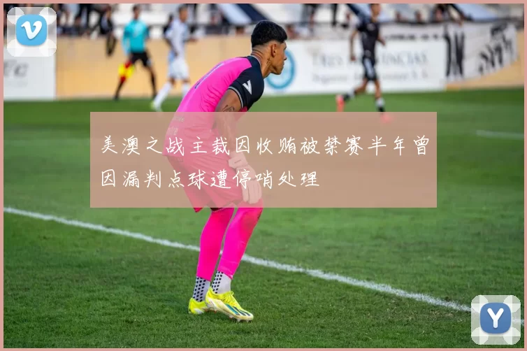 美澳之战主裁因收贿被禁赛半年曾因漏判点球遭停哨处理